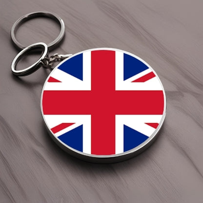 Flag Keychain - Round